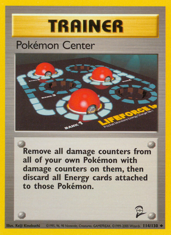 Pokemon Center - 114/130 Base Set 2 Uncommon Pokemon - NM