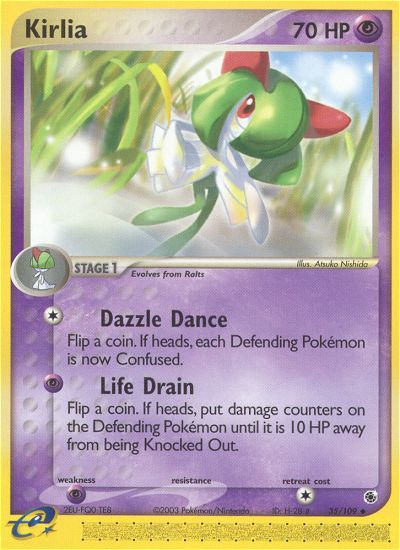 Kirlia - 35/109 Ruby & Sapphire Uncommon Pokemon - NM