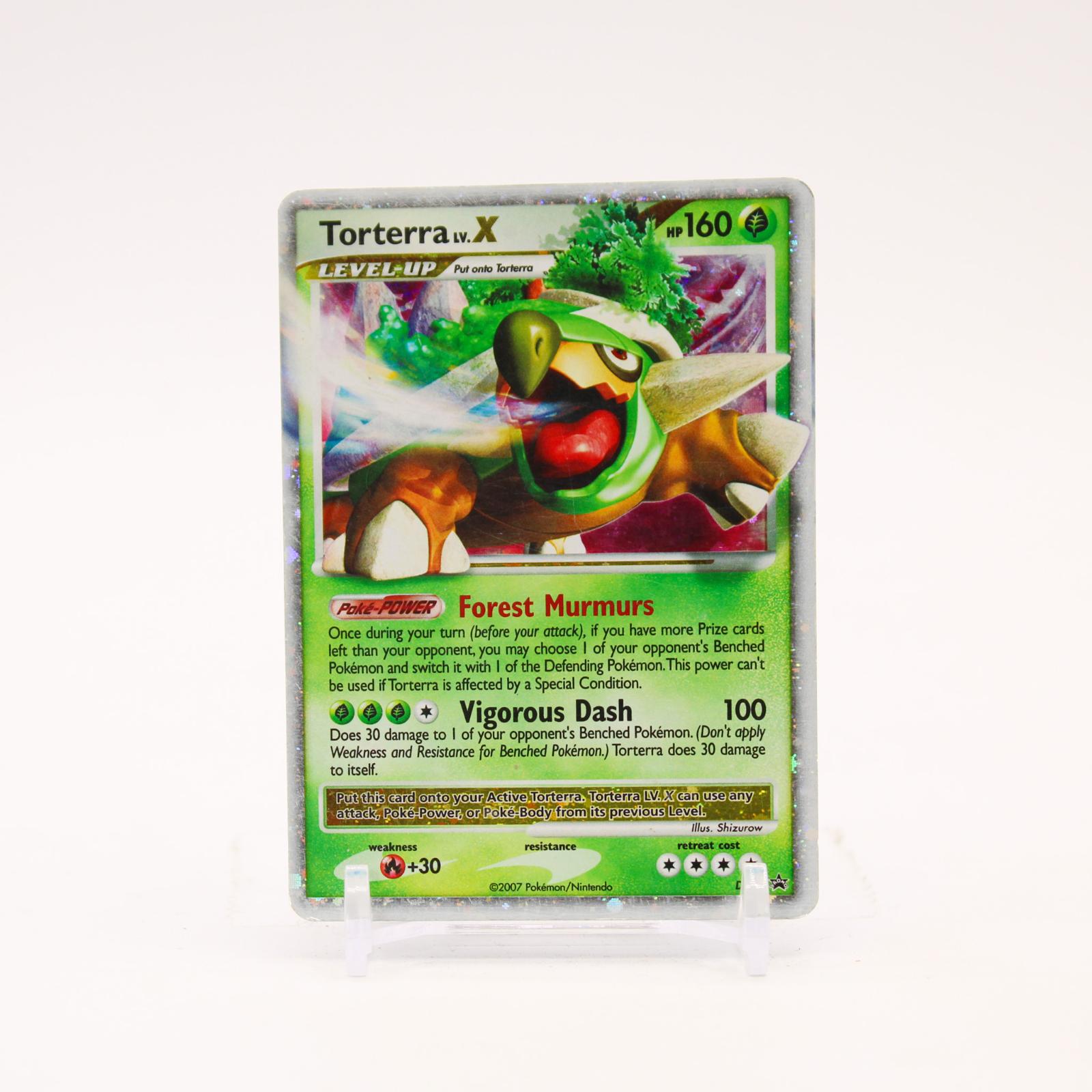 Torterra LV.X - DP09 Diamond and Pearl Holo Promo Pokemon - MP/HP