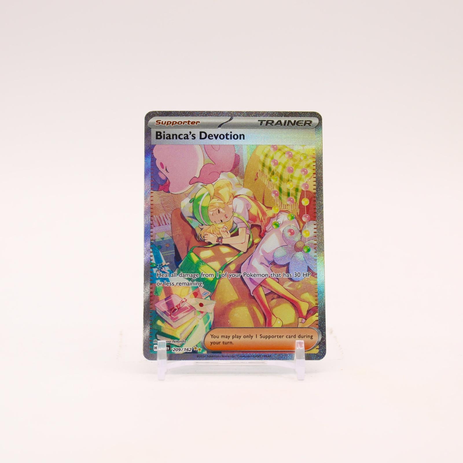 Bianca's Devotion - 209/162 Temporal Forces Special Illustration Trainer - NM