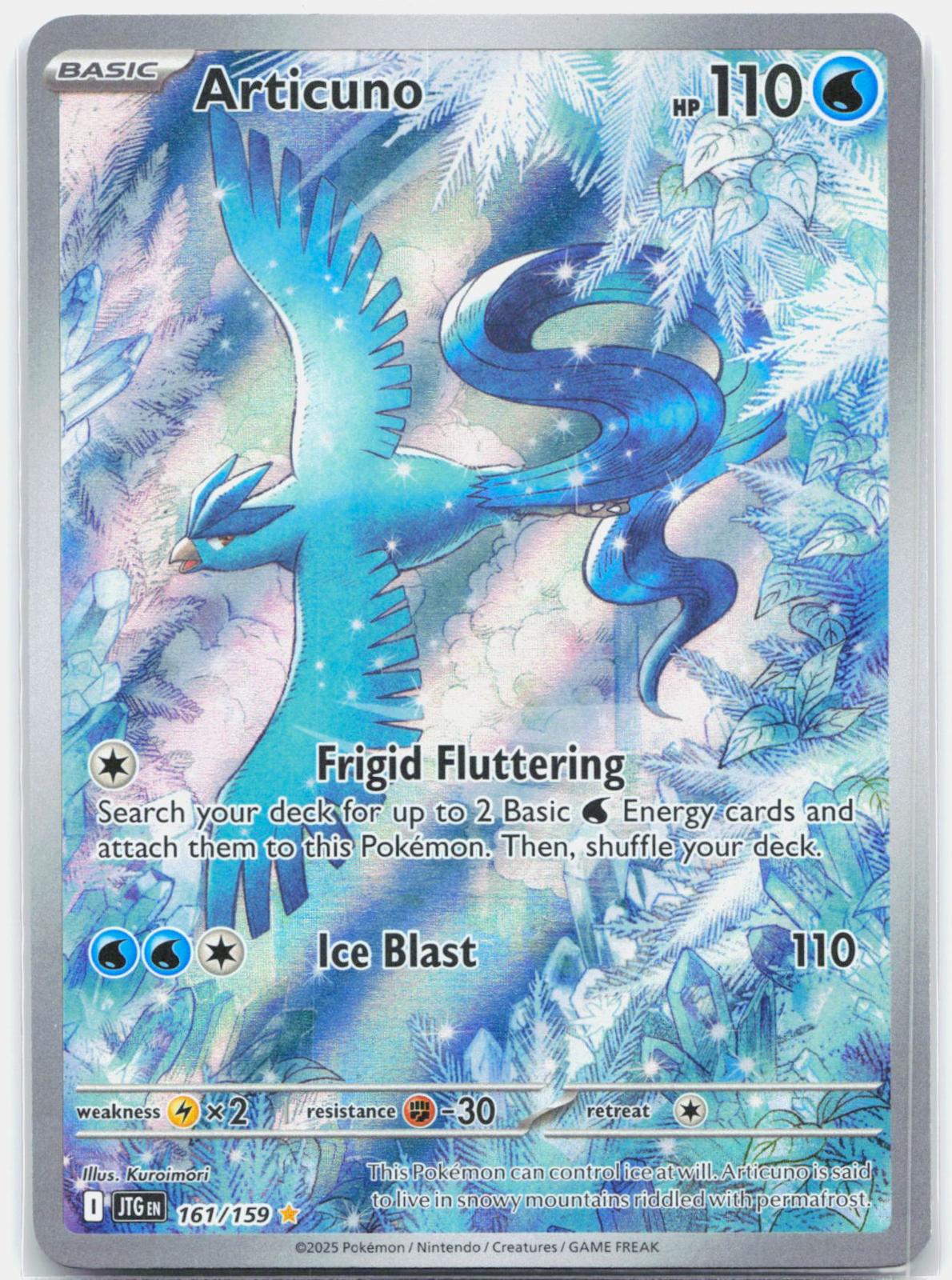 Articuno - 161/159 Journey Together Illustration Rare Pokemon - NM/LP
