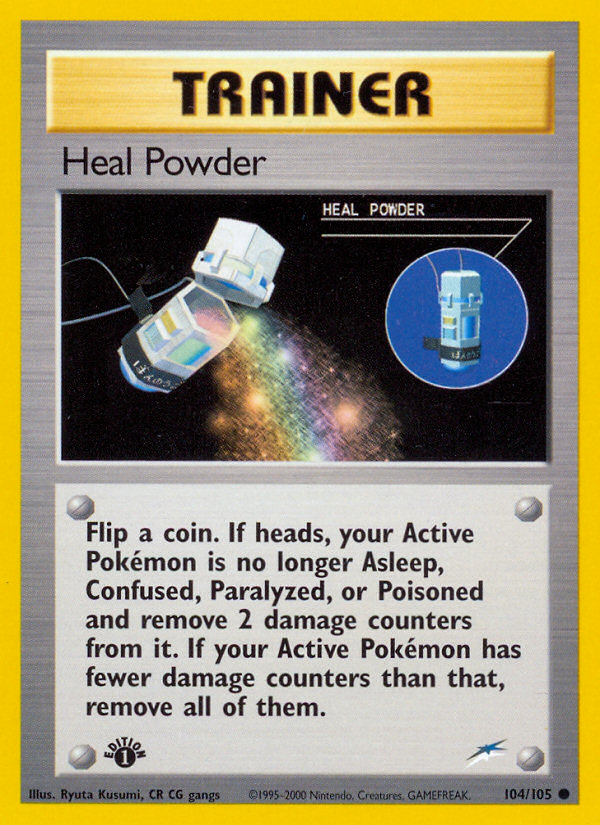 Heal Powder - 104/105 Neo Destiny Common Unlimited Pokemon - NM