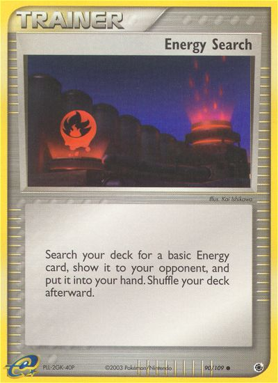 Energy Search - 90/109 Ruby & Sapphire Common Pokemon - NM