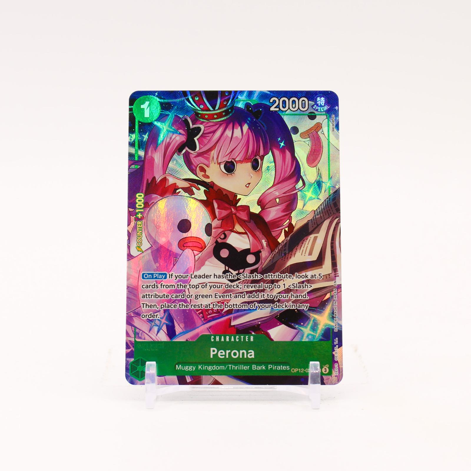 Perona Alternate Art - OP12-034 Legacy of the Master Foil SR One Piece - NM/MINT