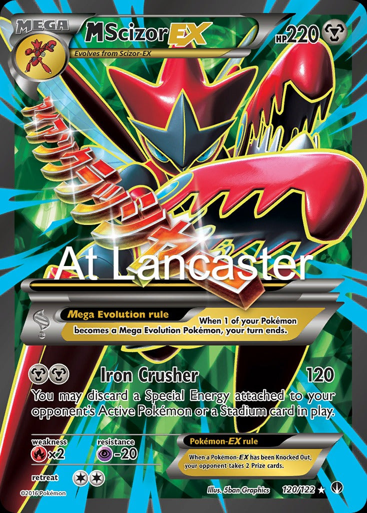 M Scizor EX - 120/122 BREAKpoint Ultra Rare Pokemon - MP/HP (Lanc)