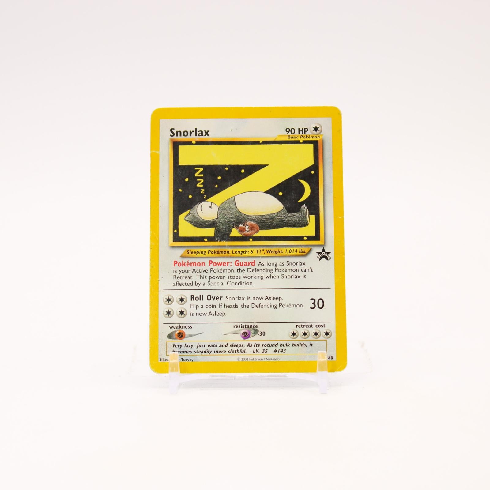 Snorlax - 49 Wizards Black Star Promo Pokemon - DMG