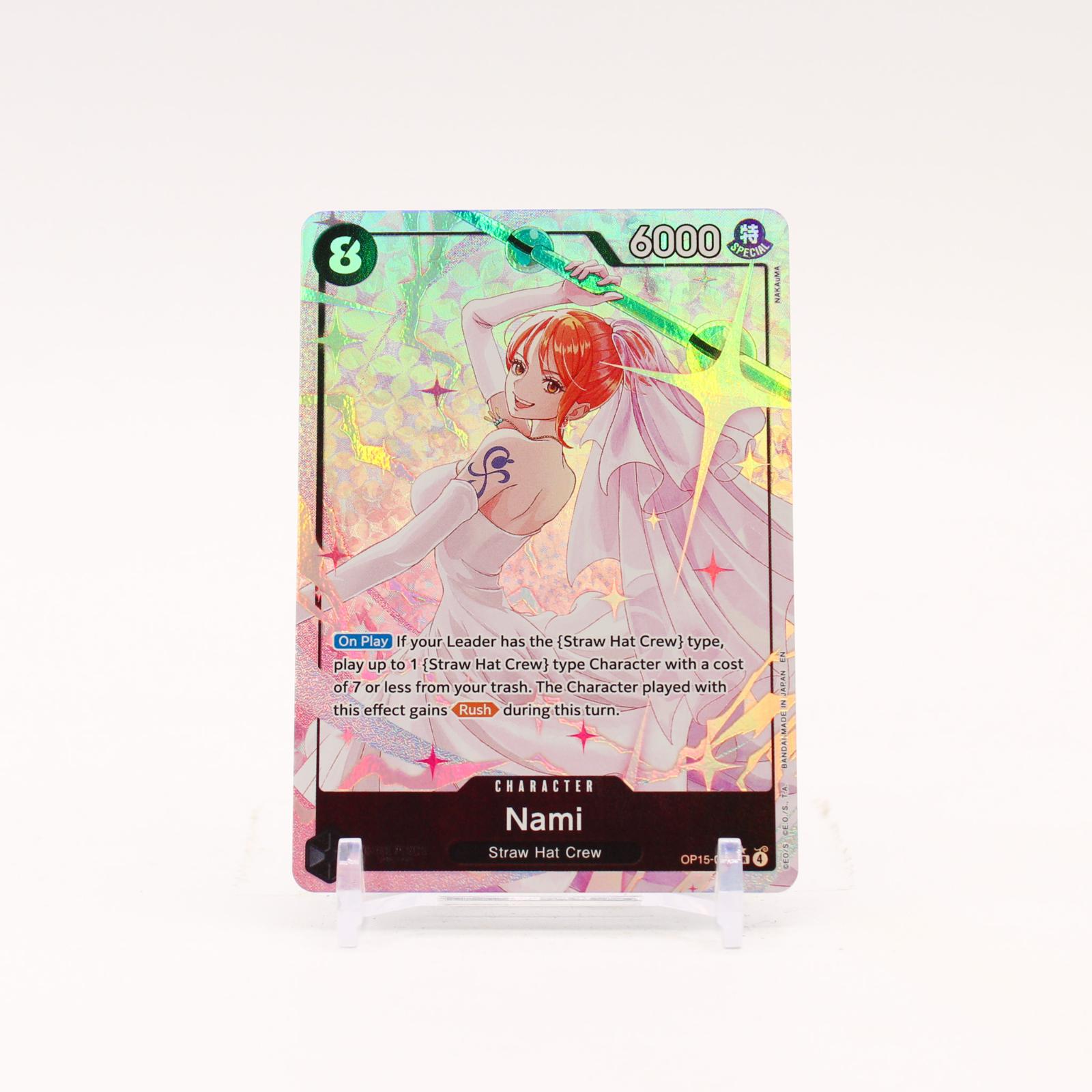 Nami Alternate Art - OP15-086 Adventure on Kami's Island Foil SR One Piece - NM