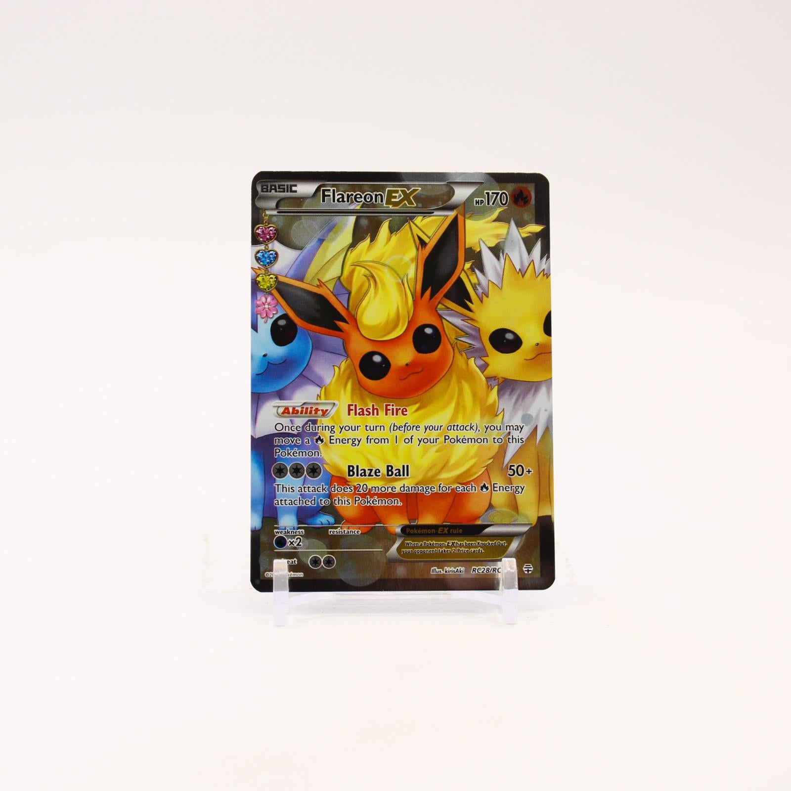 Flareon EX - RC28/RC32 Generations Radiant Collection Full Art Pokemon - LP