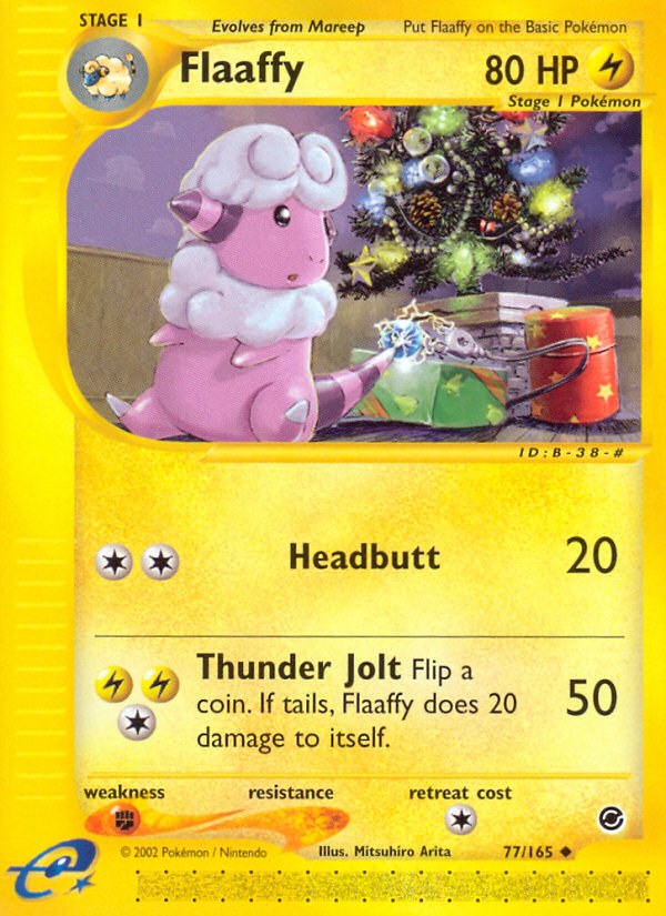 Flaaffy - 77/165 Expedition Base Set Uncommon Pokemon - NM