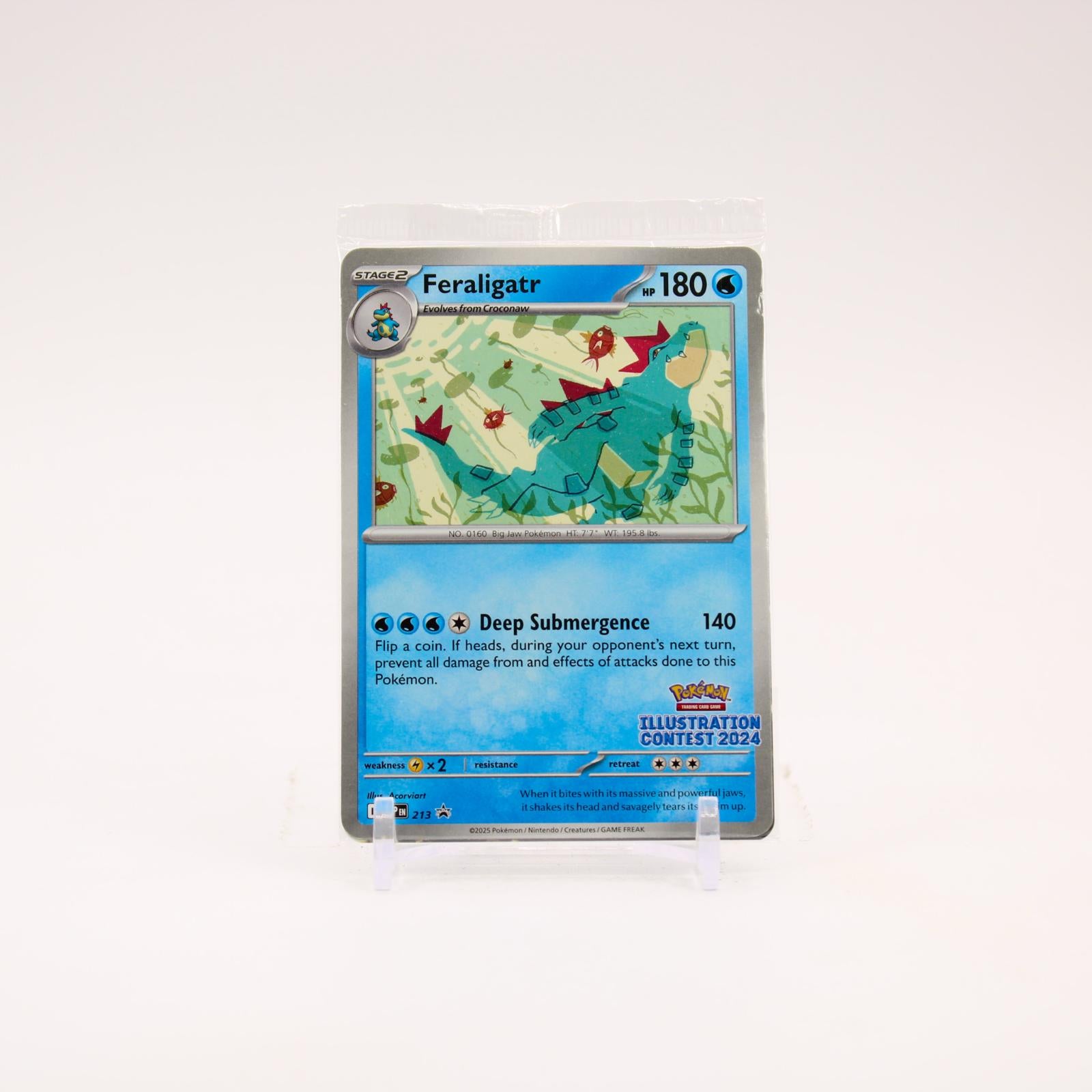 Feraligatr - SVP213 SEALED Scarlet & Violet Promo Pokemon - NM/MINT