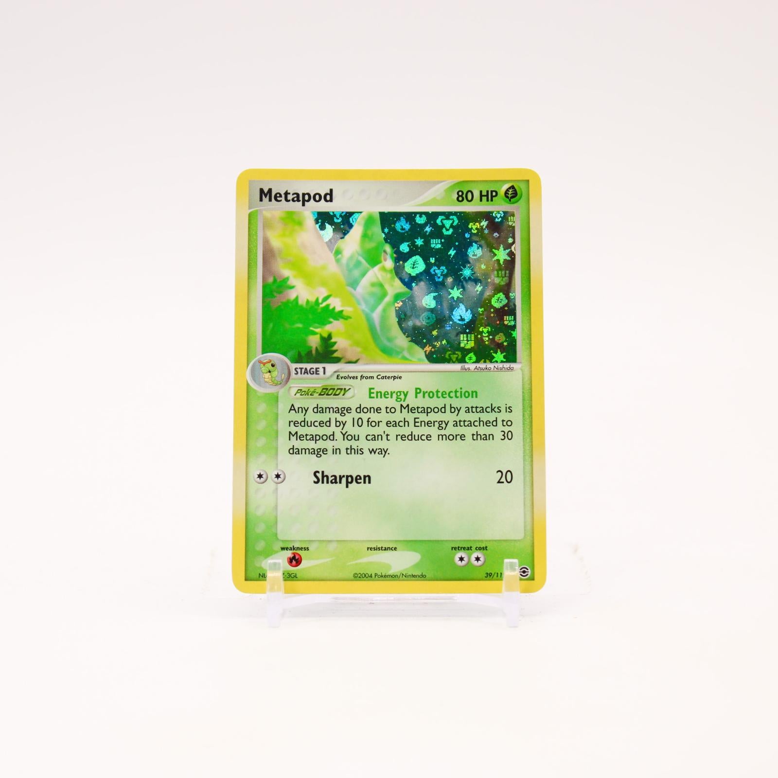 Metapod - 39/112 FireRed & LeafGreen Reverse Holo Uncommon Pokemon - NM/LP