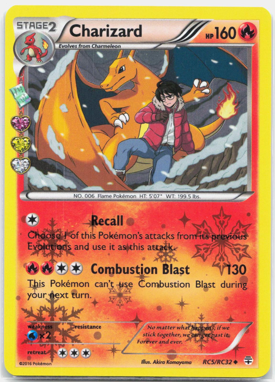 Charizard - RC5/RC32 Generations Radiant Collection Holo Pokemon - LP