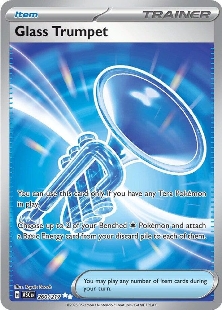 Glass Trumpet - 260/217 Ascended Heroes Ultra Rare Holo Pokemon - NM