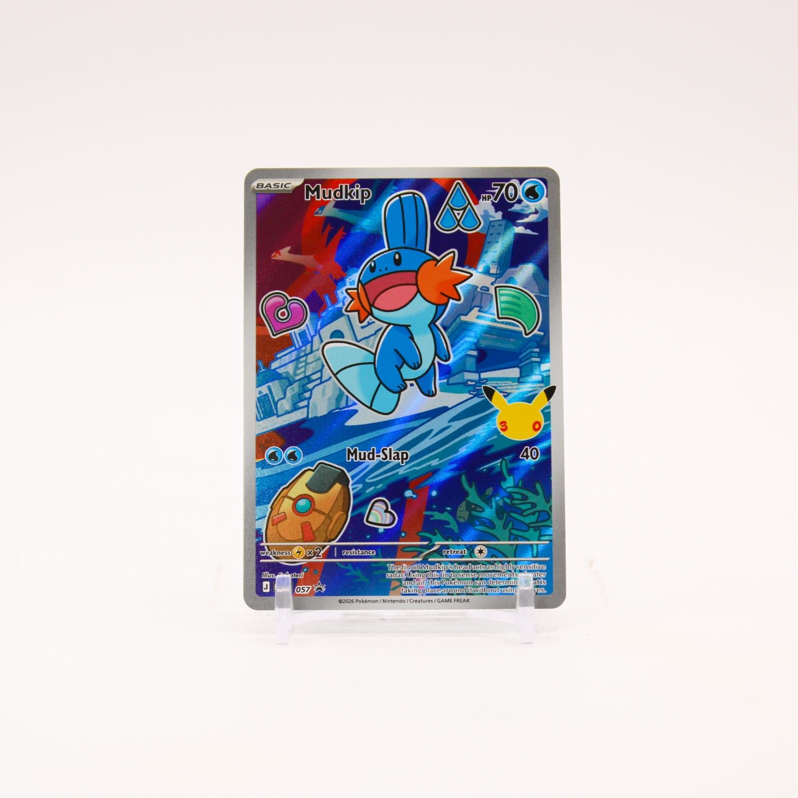 Mudkip - MEP057 First Partner Collection Illustration Promo Pokemon - NM/MINT