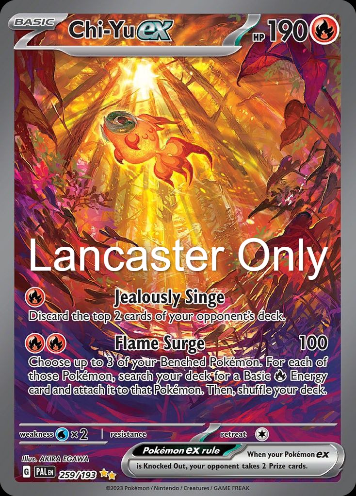 Chi-Yu ex - 259/193 Paldea Evolved Holo Special Illustration Rare Pokemon - NM (Lanc)