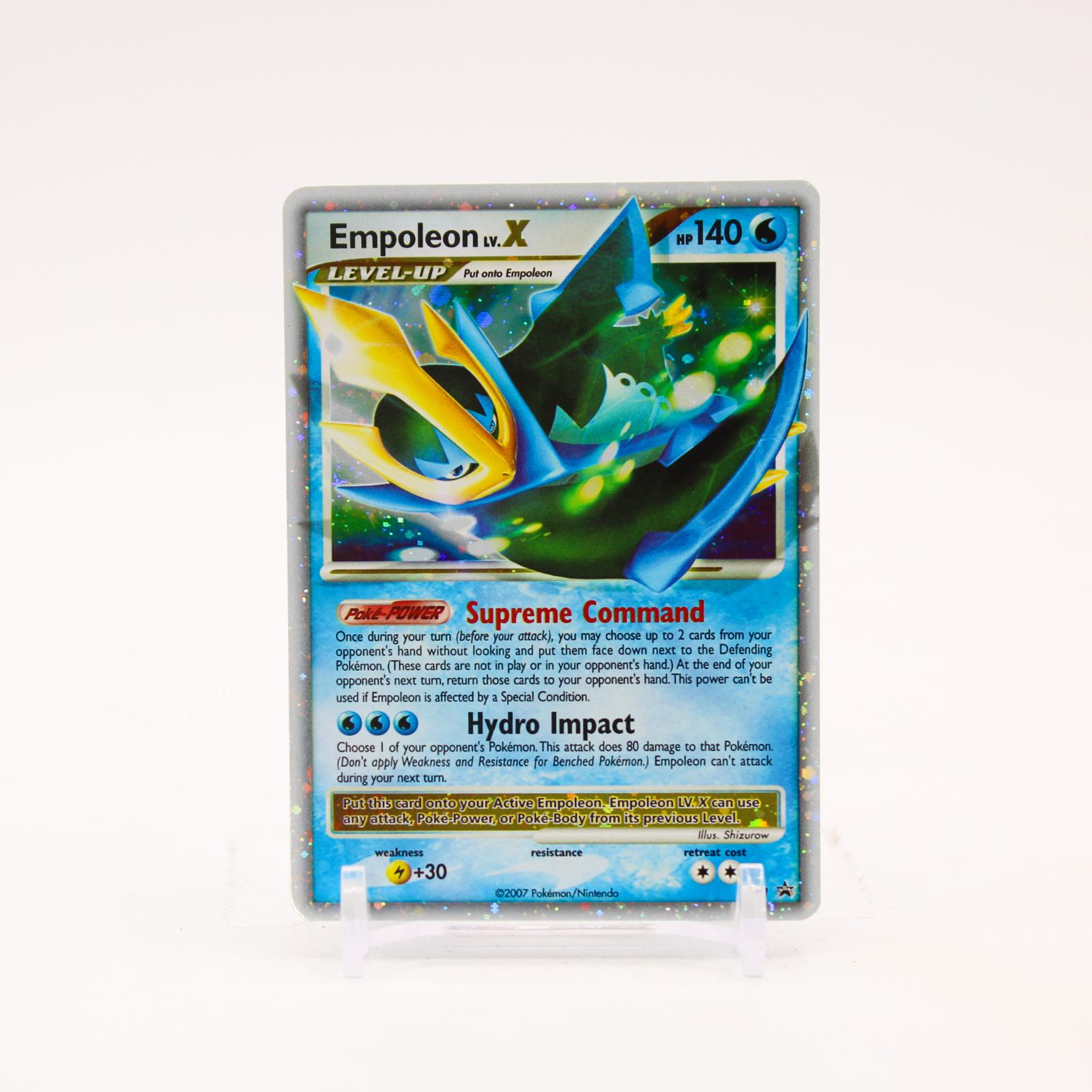 Empoleon LV.X - DP11 Diamond and Pearl Holo Promo Pokemon - NM/LP