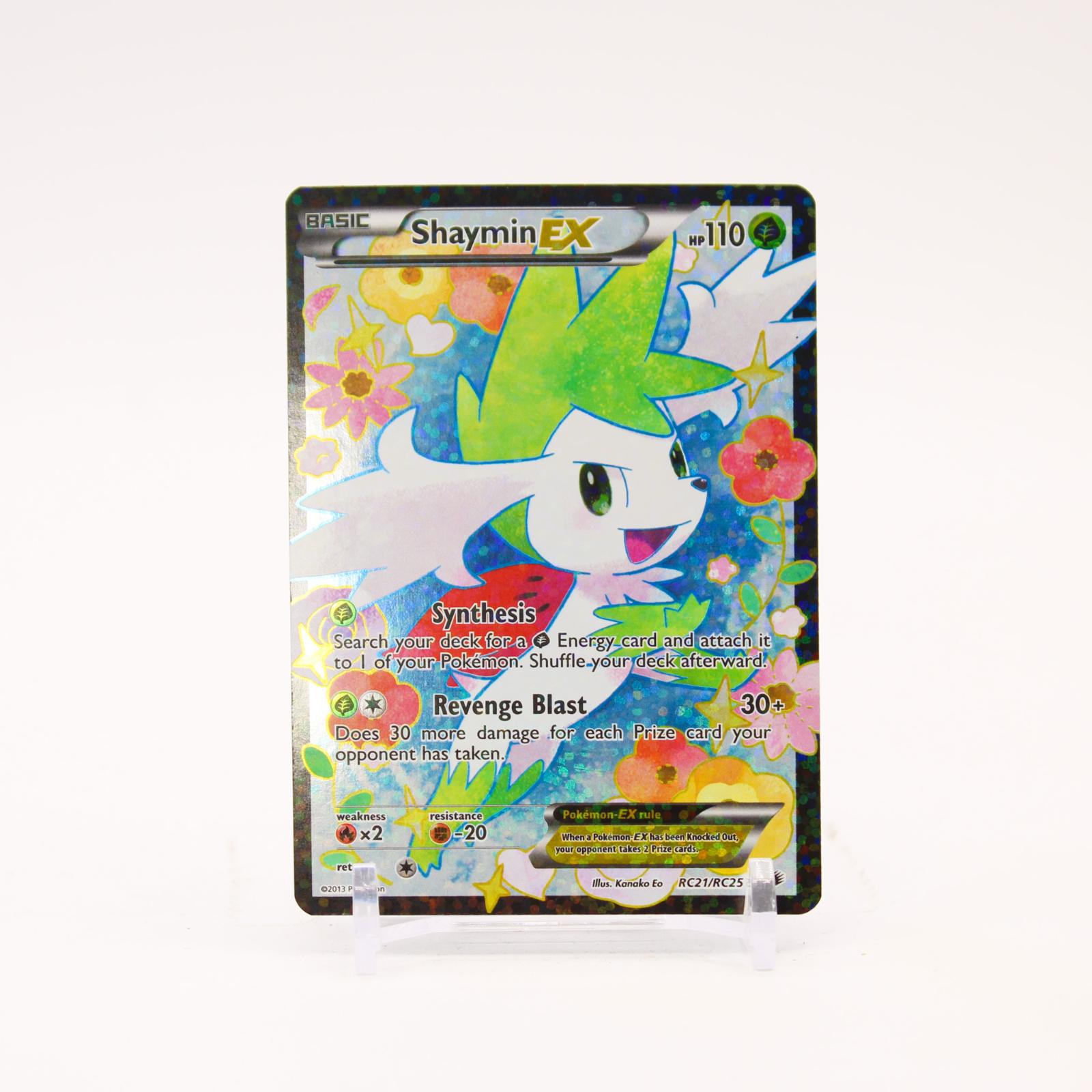 Shaymin EX - RC21/RC25 Legendary Treasures Radiant Collection Pokemon - NM/LP
