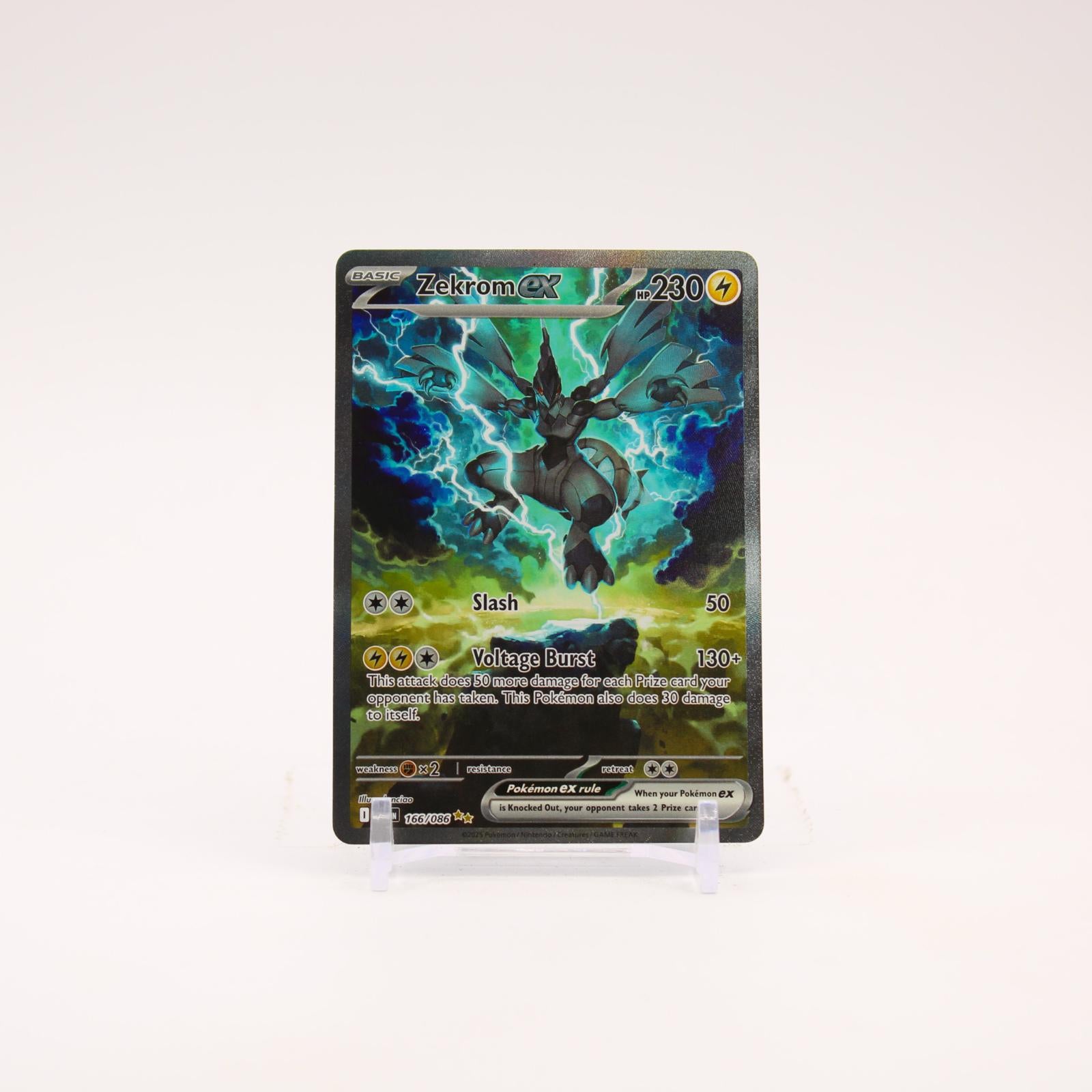 Zekrom ex - 166/086 Black Bolt Special Illustration Pokemon - NM/MINT