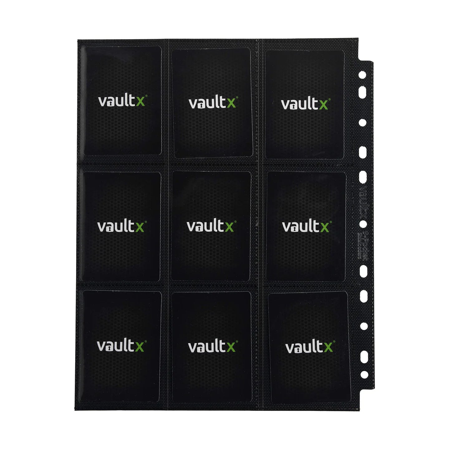 Vault-X 9 Pocket Sideloaders Black - 50 Pages