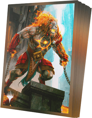 Gamegenic Magic the Gathering Premium Art Sleeves Reality Fracture: Ajani, Path of Vengeance (105)