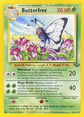 Butterfree - 33/64 Jungle Uncommon Unlimited Pokemon - NM