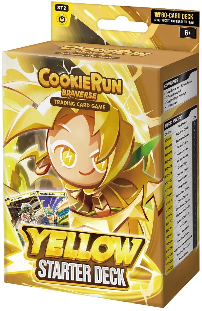 CookieRun Braverse TCG Starter Deck - ST2 Brave Beginning Yellow
