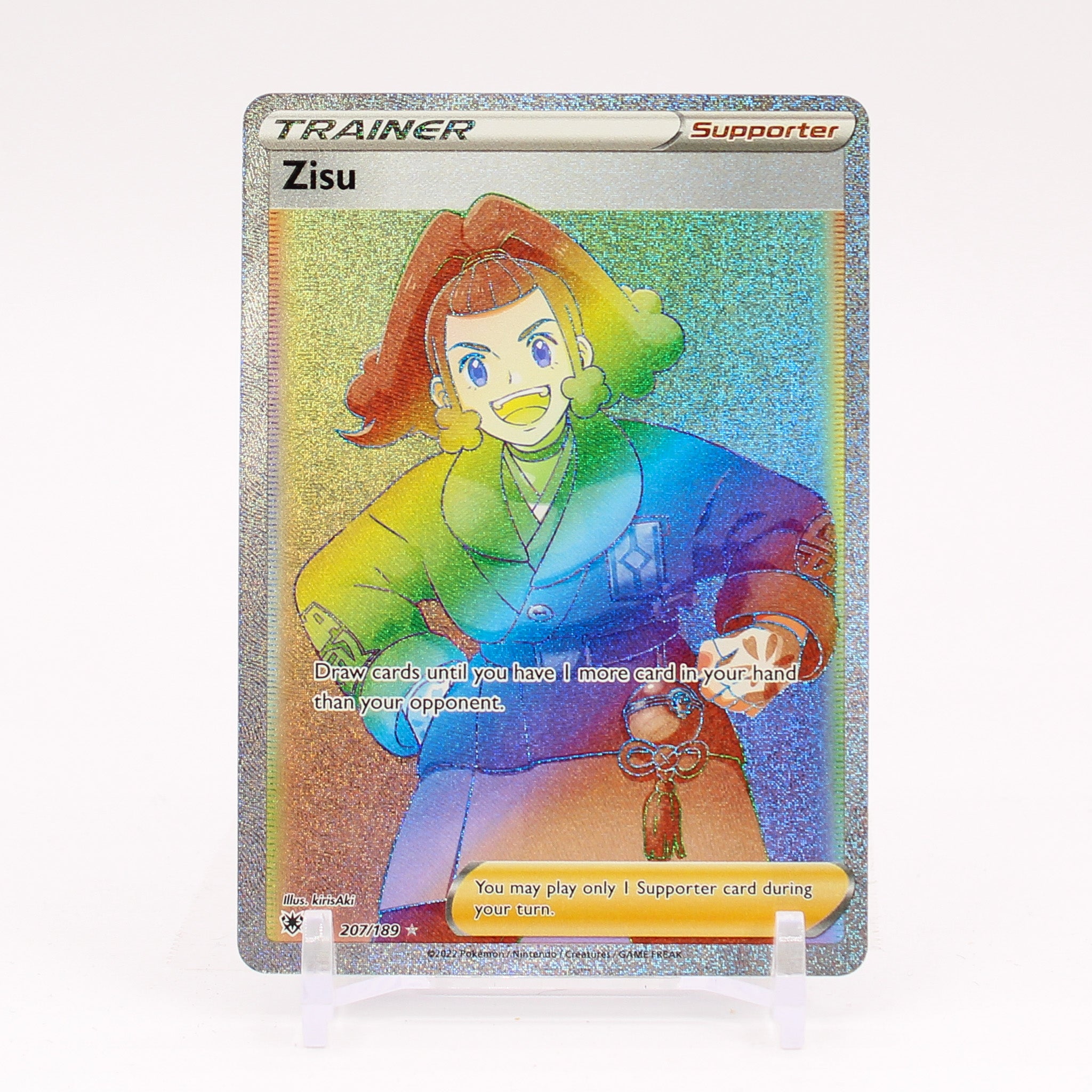 Zisu - 207/189 Astral Radiance SECRET RARE RAINBOW Trainer - NM/MINT