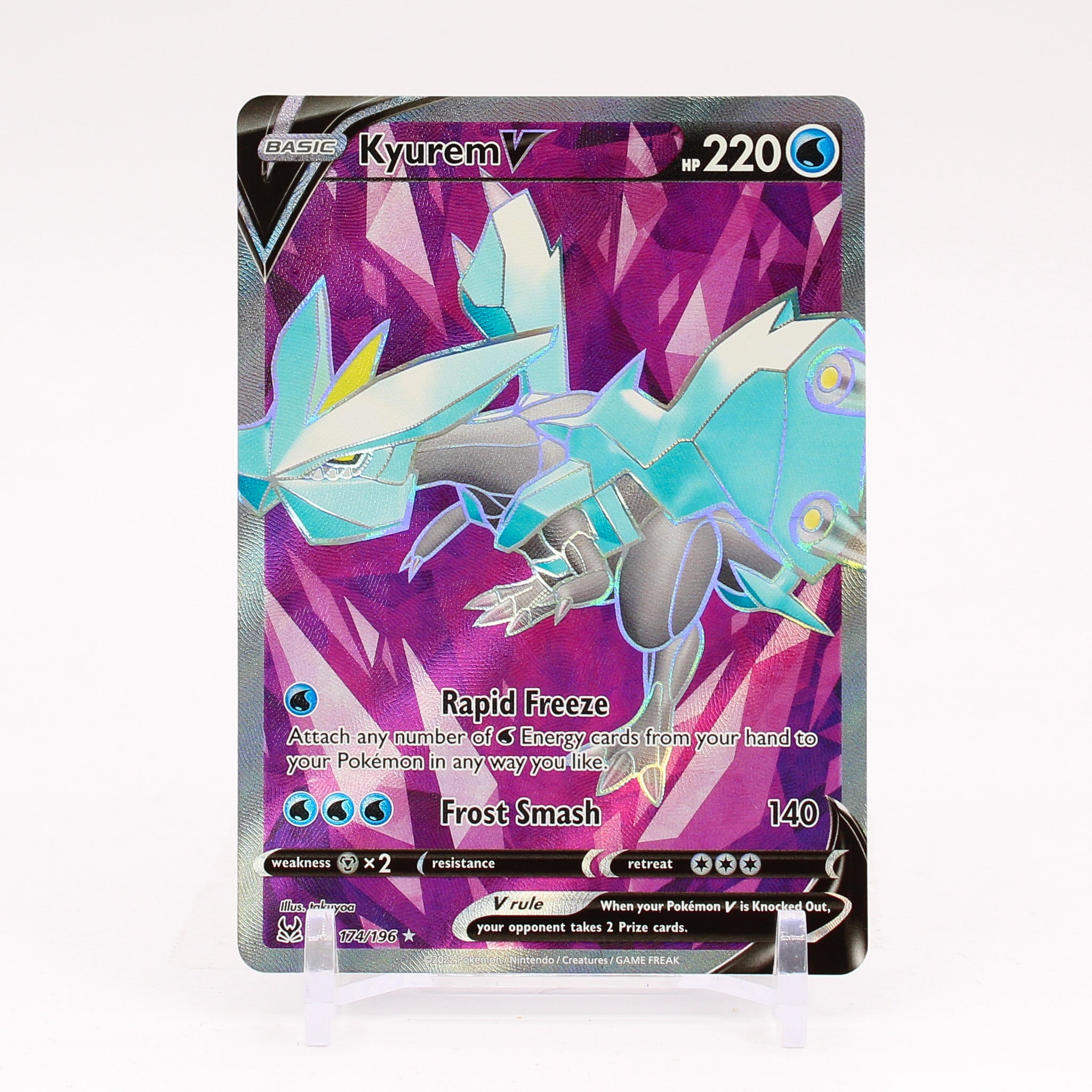 Kyurem V - 174/196 Lost Origin FULL ART Pokemon - NM/MINT