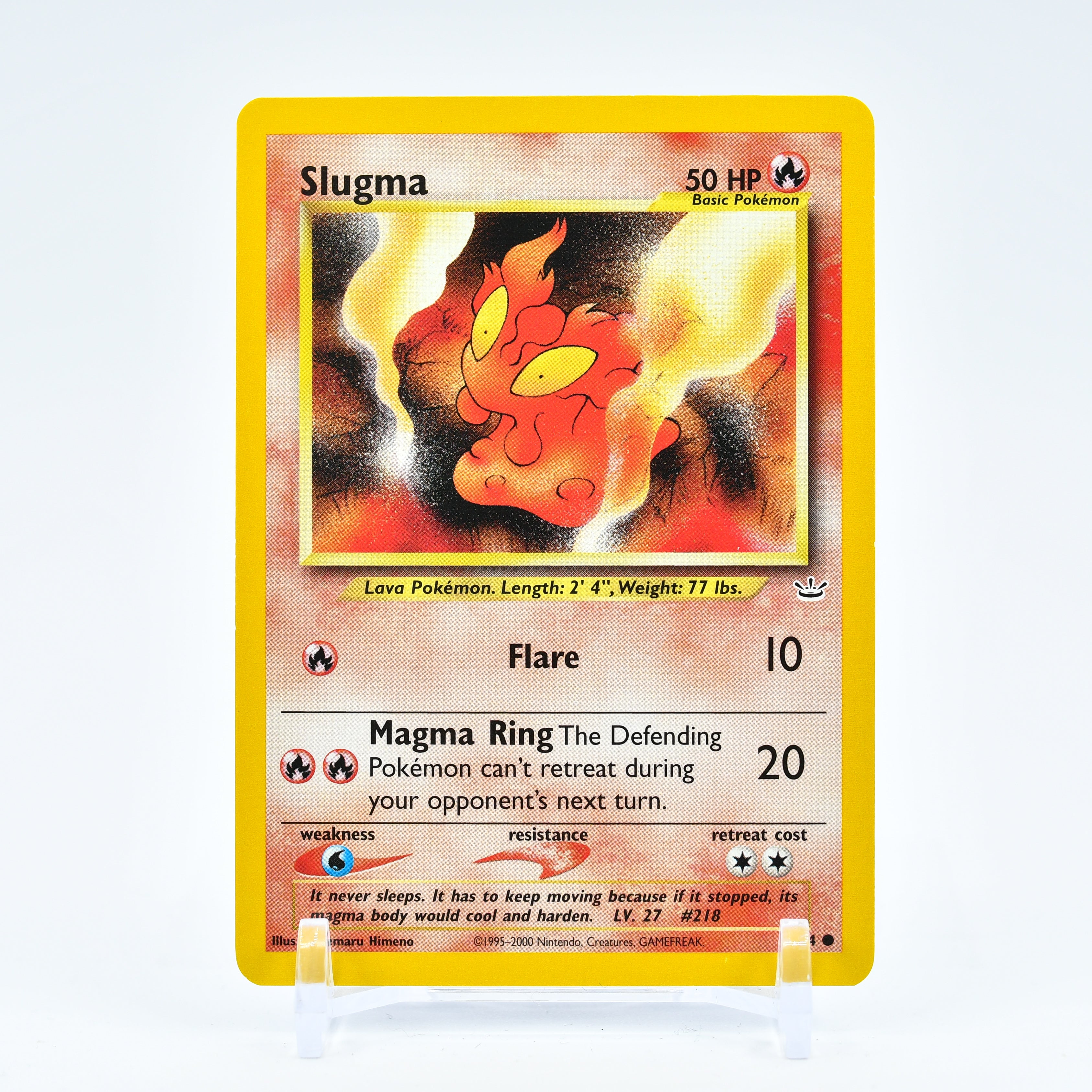 Slugma - 53/64 Neo Revelation Unlimited Common Pokemon - NM