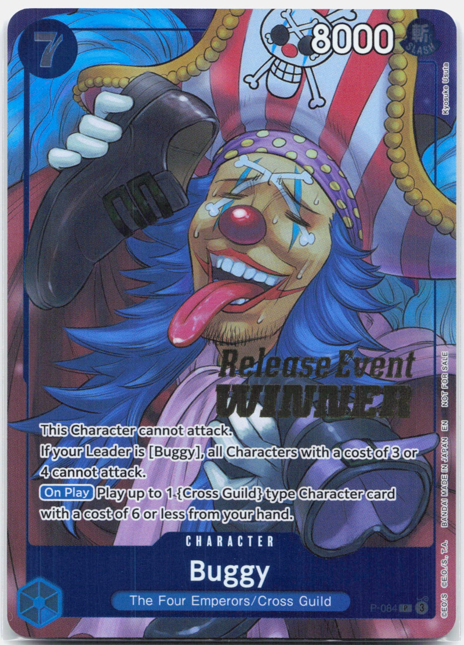 Buggy - P-084 Release Event Winner Stamped Promo One Piece - NM/MINT