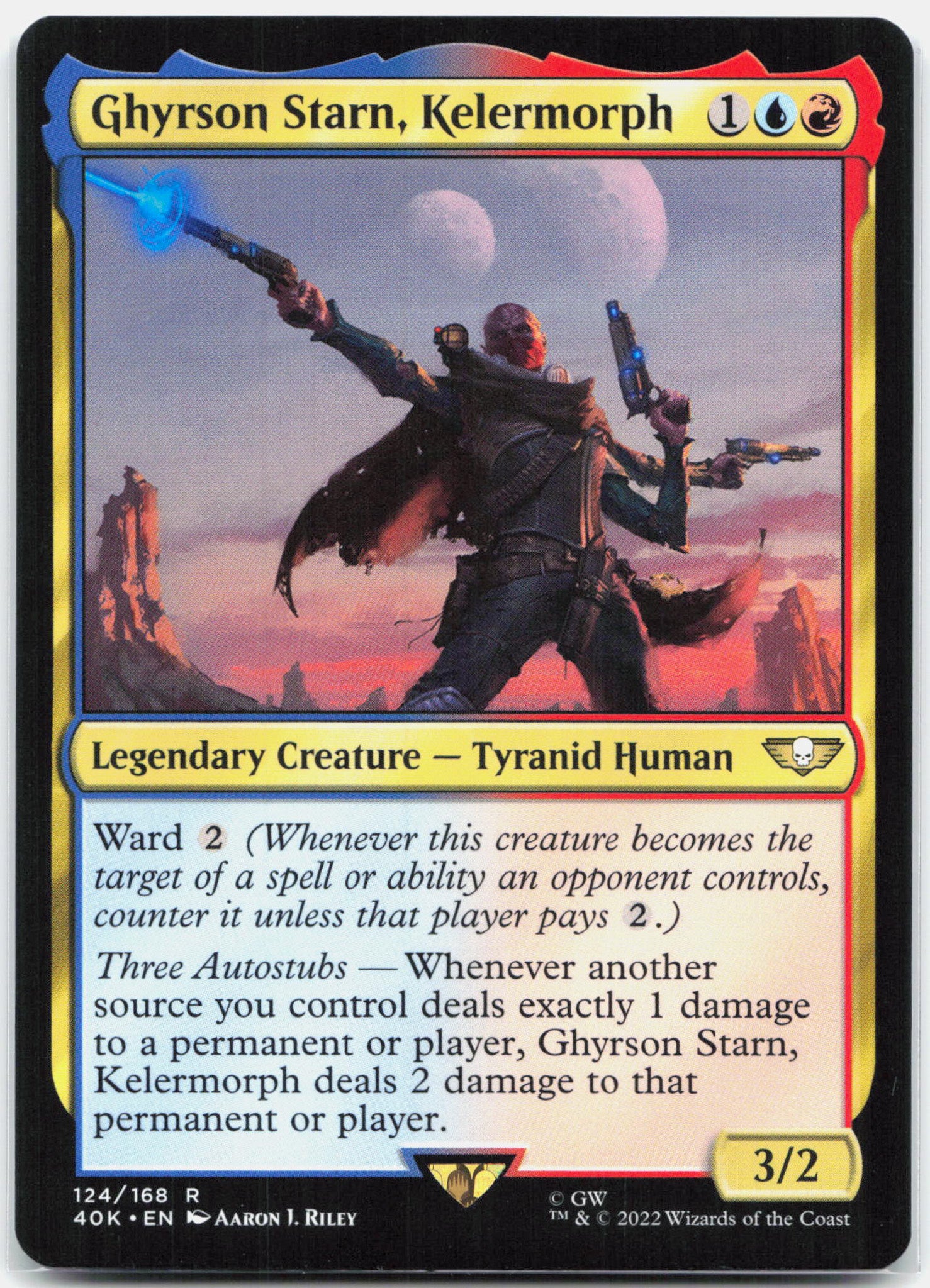 Ghyrson Starn, Kelermorph - 124/168 Warhammer 40K 40,000 Rare Magic - NM/LP