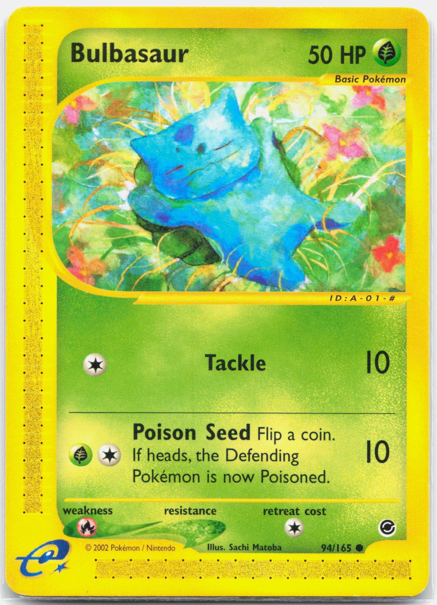Bulbasaur - 94/165 Expedition e-Reader Pokemon - NM/LP