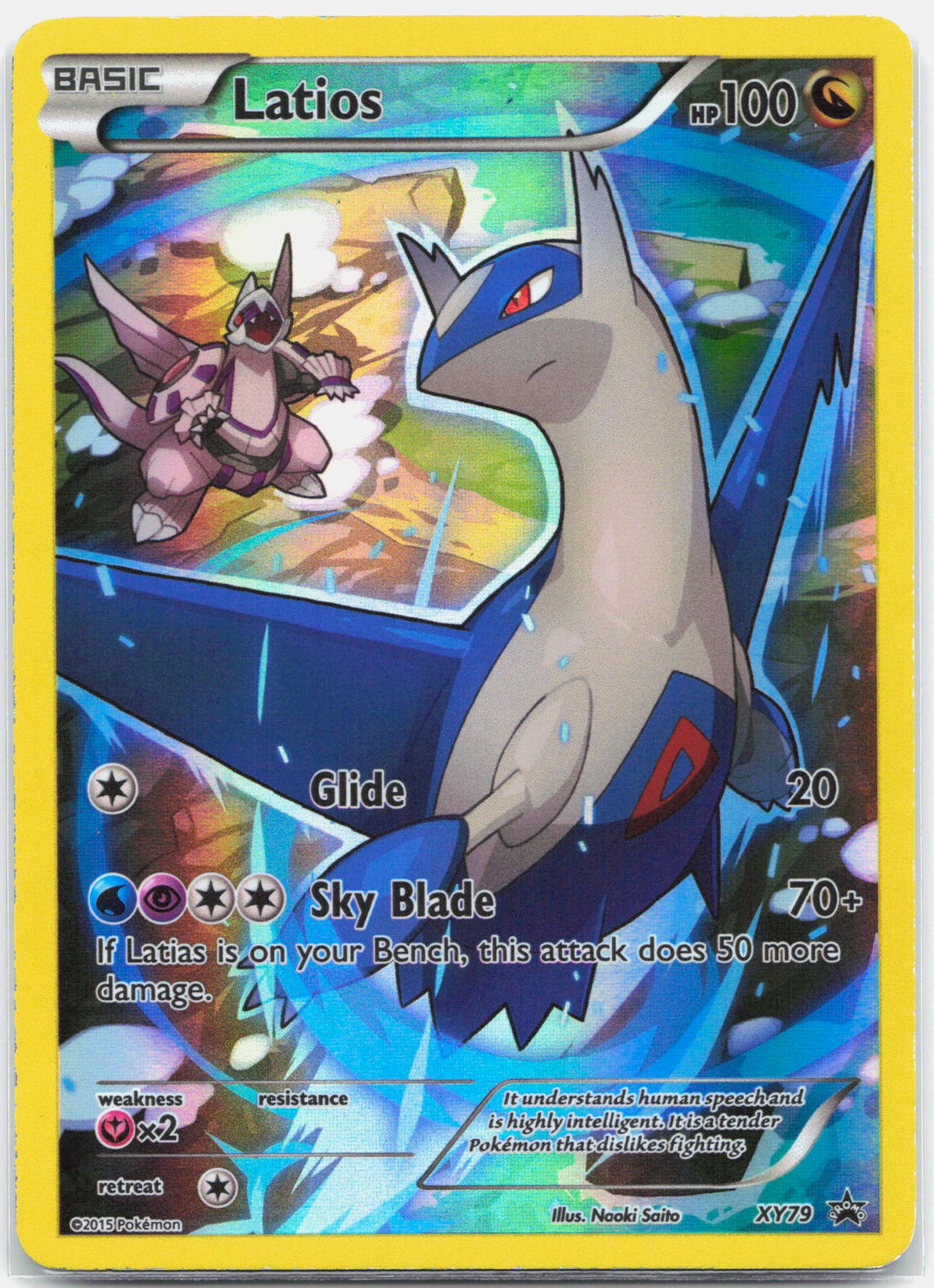 Latios - XY79 Black Star Promo Full Art Pokemon - NM/LP