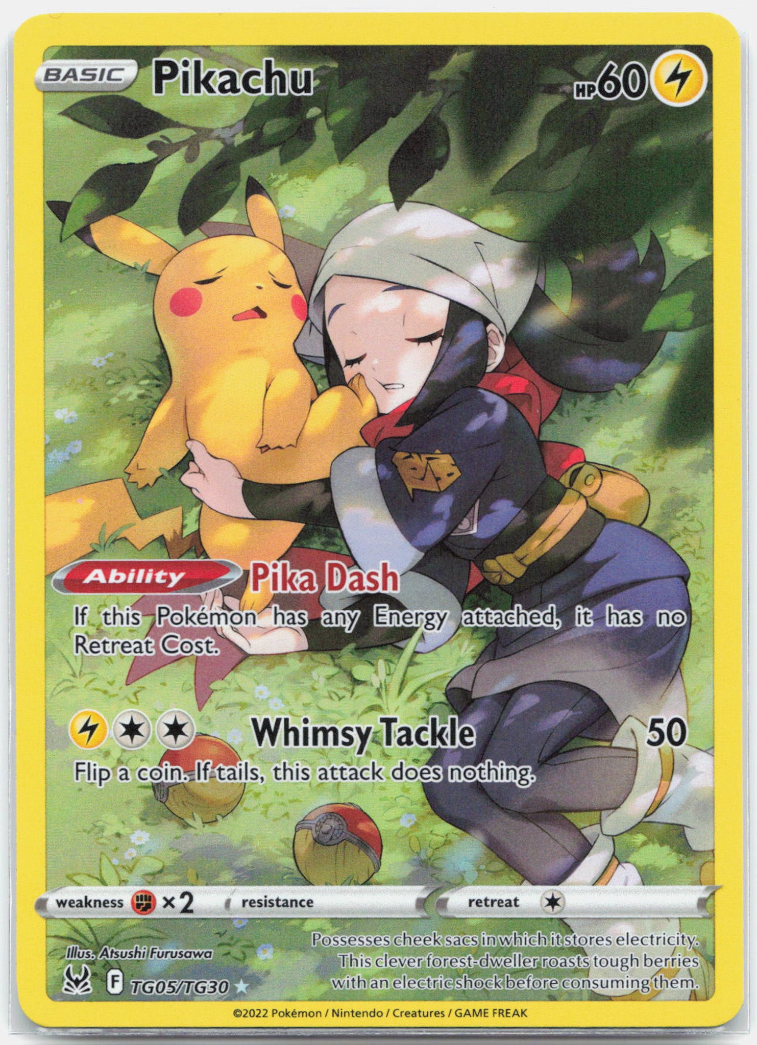Pikachu - TG05/TG30 Lost Origin Trainer Gallery Pokemon - NM