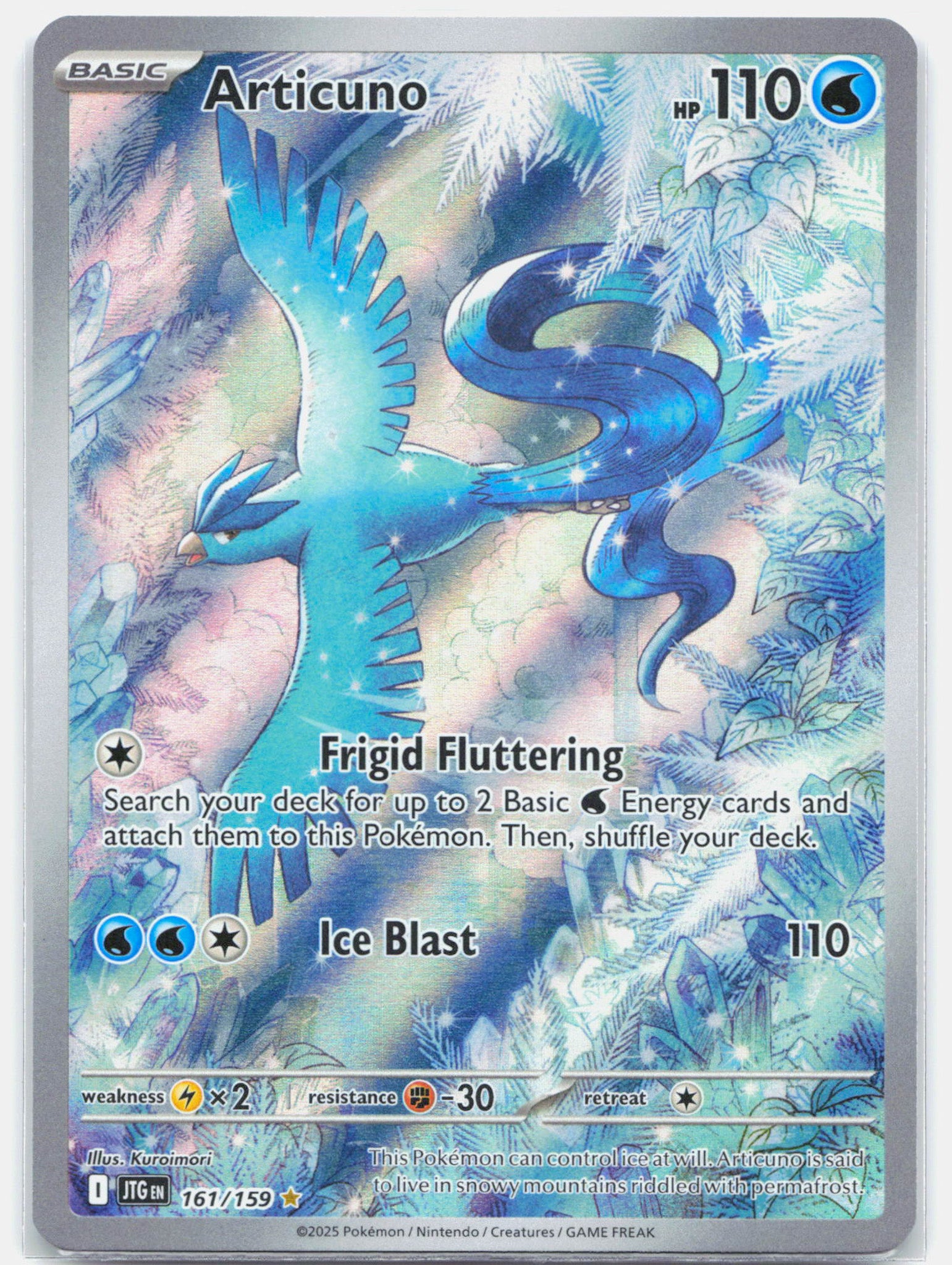 Articuno - 161/159 Journey Together Illustration Rare Pokemon - NM