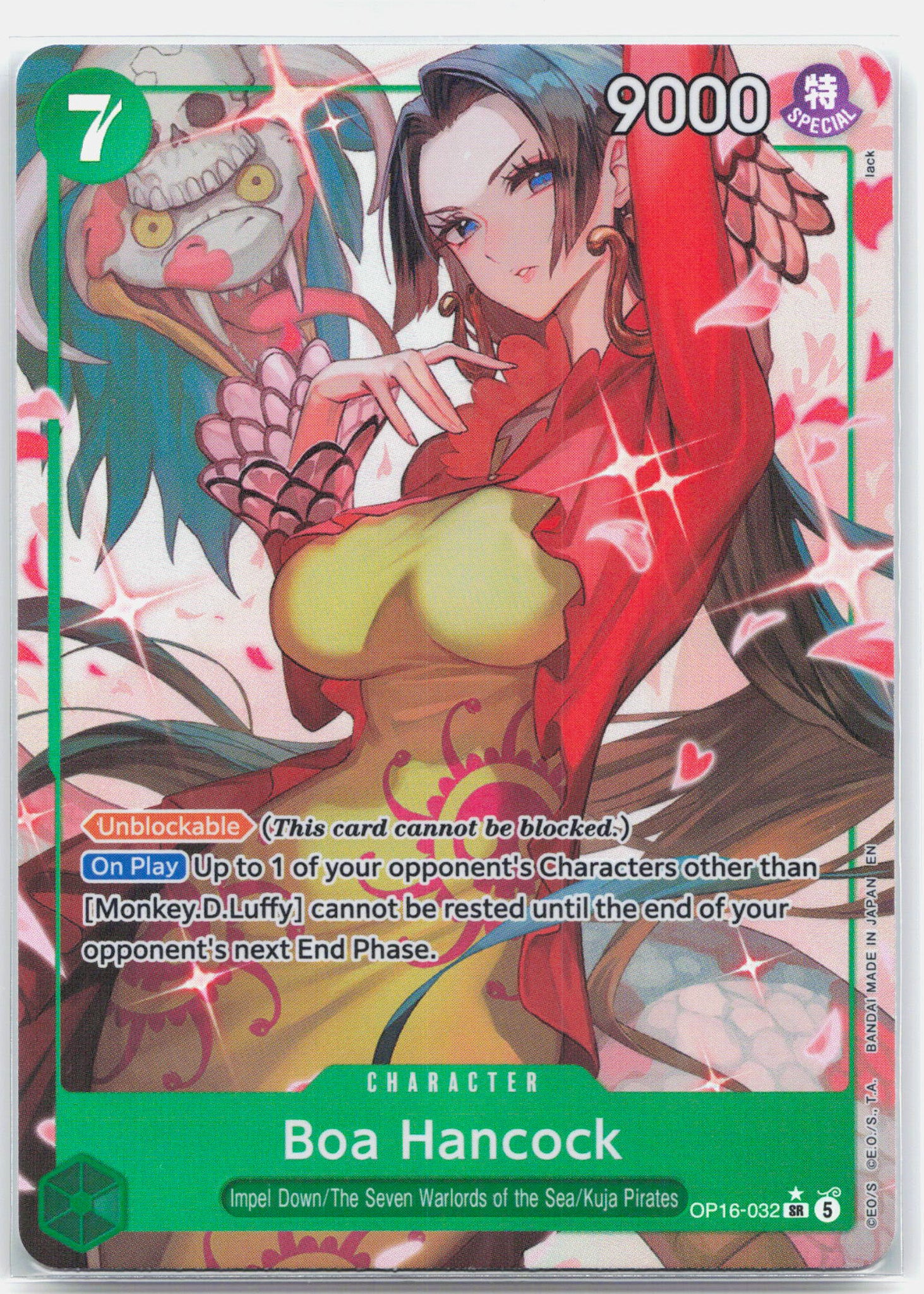 Boa Hancock Alternate Art - OP16-032 The Time of Battle SR One Piece - NM/MINT