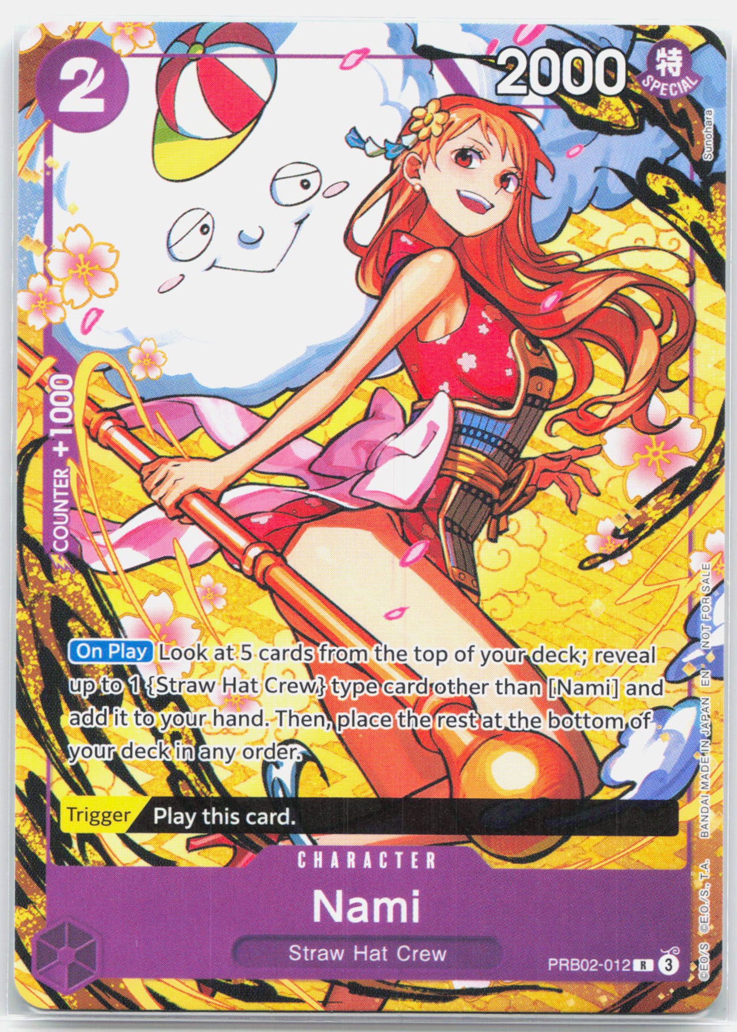 Nami - PRB02-012 Welcome Pack 2026 Vol.1 Promo R One Piece - NM