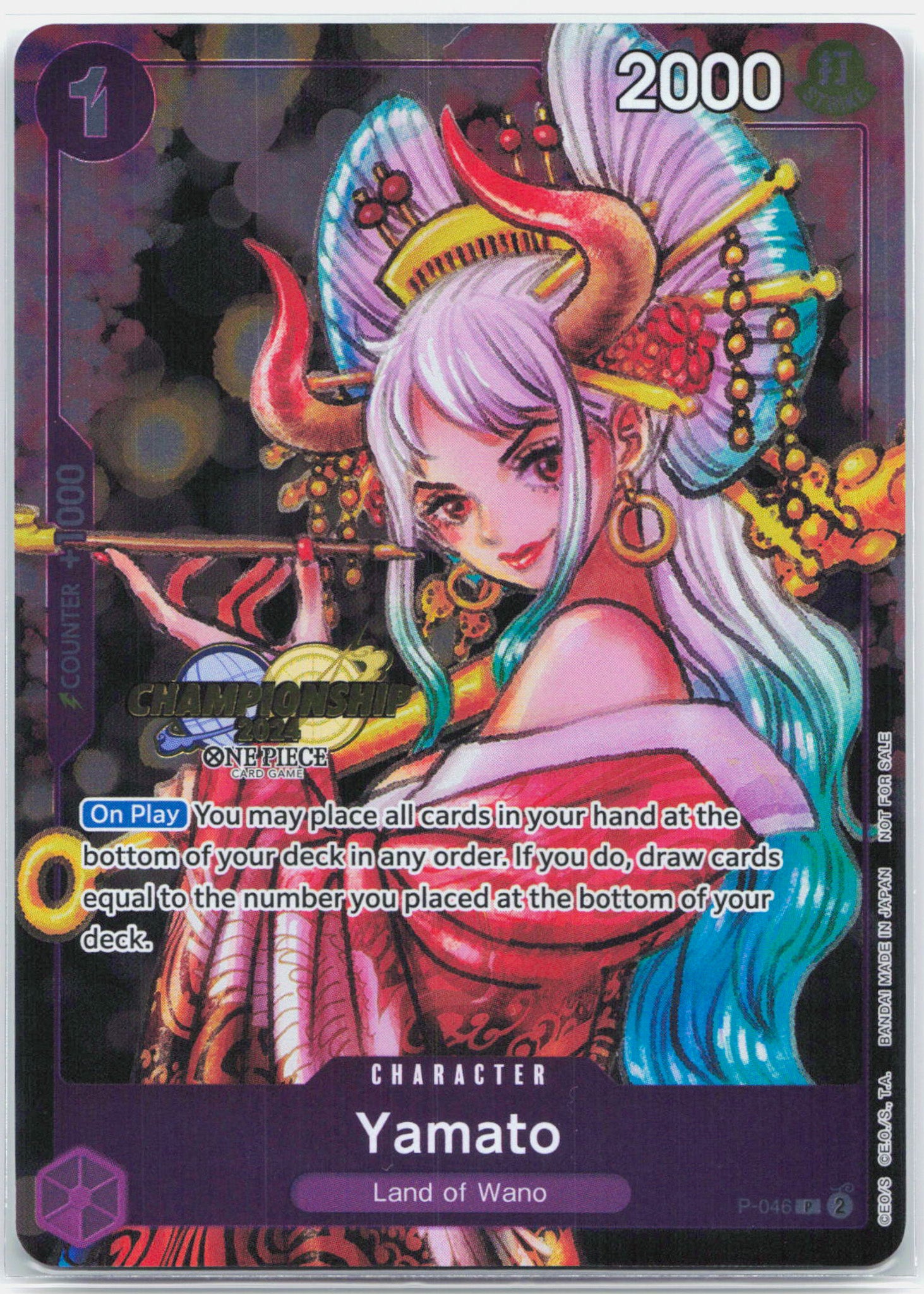 Yamato - P-046 Championship 2024 Event Pack Promo One Piece - NM/MINT
