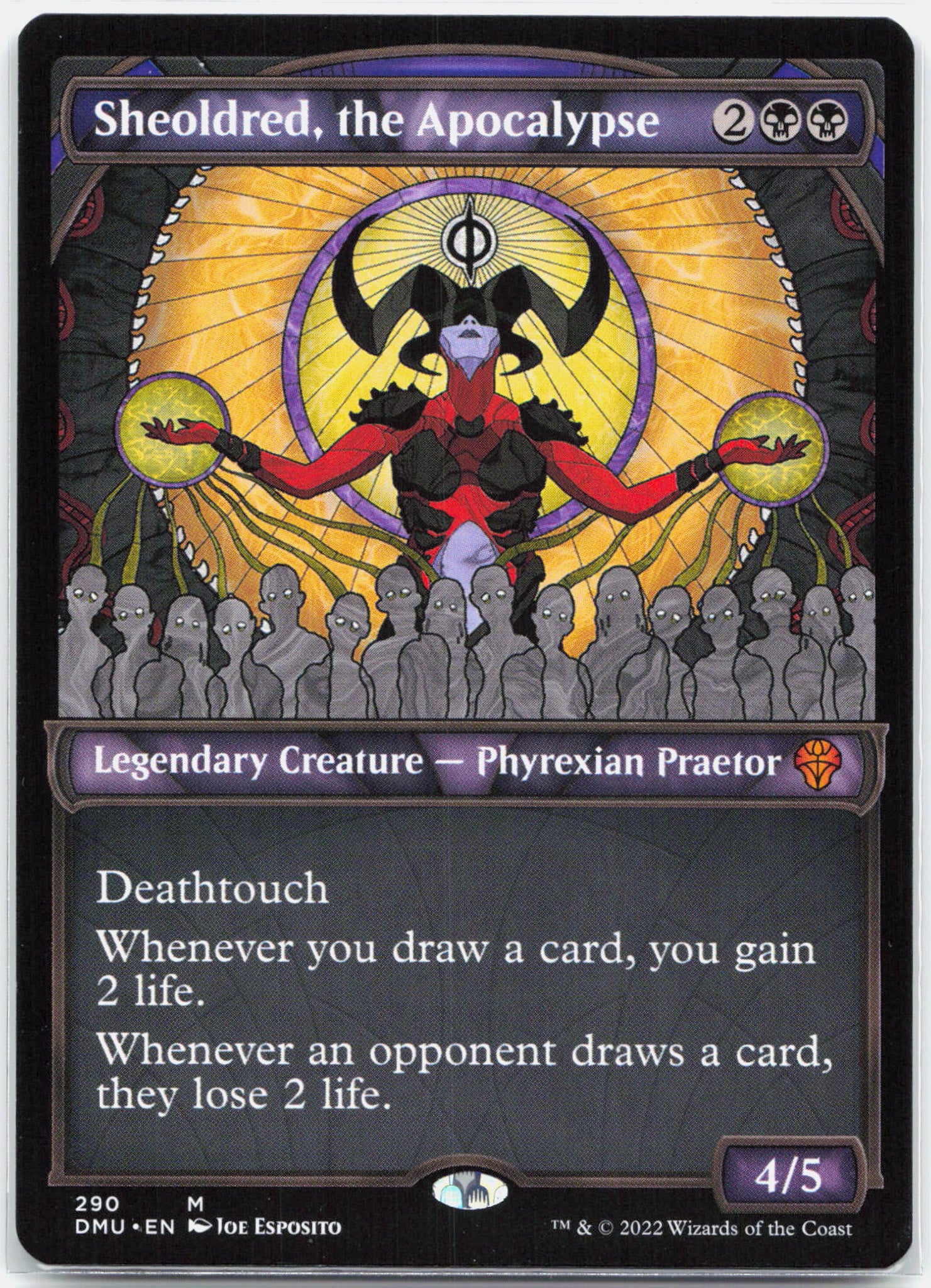 Sheoldred, the Apocalypse Showcase - 290 Dominaria United Mythic Magic - NM/LP