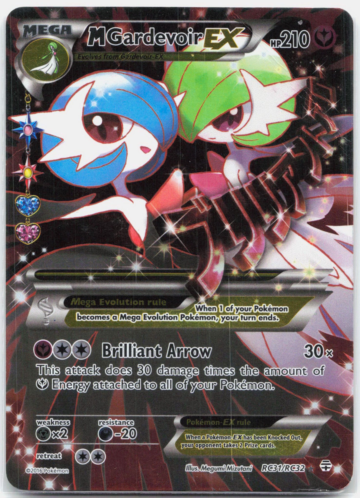 M Gardevoir EX - RC31/RC32 Generations Radiant Collection Full Art Pokemon - HP
