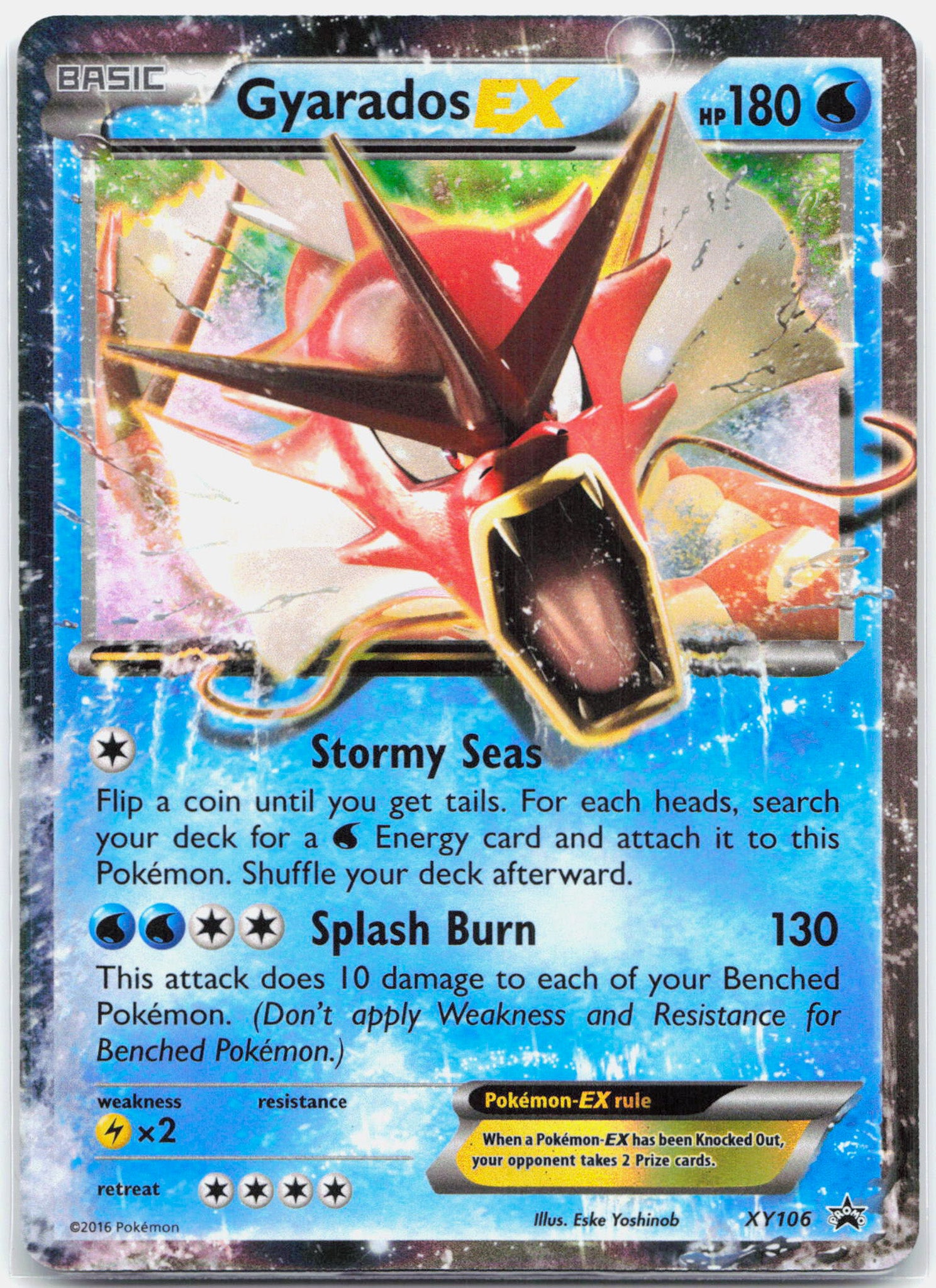 Gyarados EX - XY106 Shiny Black Star Promo Pokemon - NM/LP
