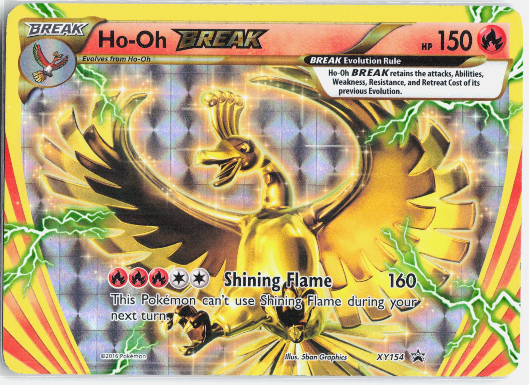 Ho-Oh BREAK - XY154 Black Star Promo Pokemon - LP