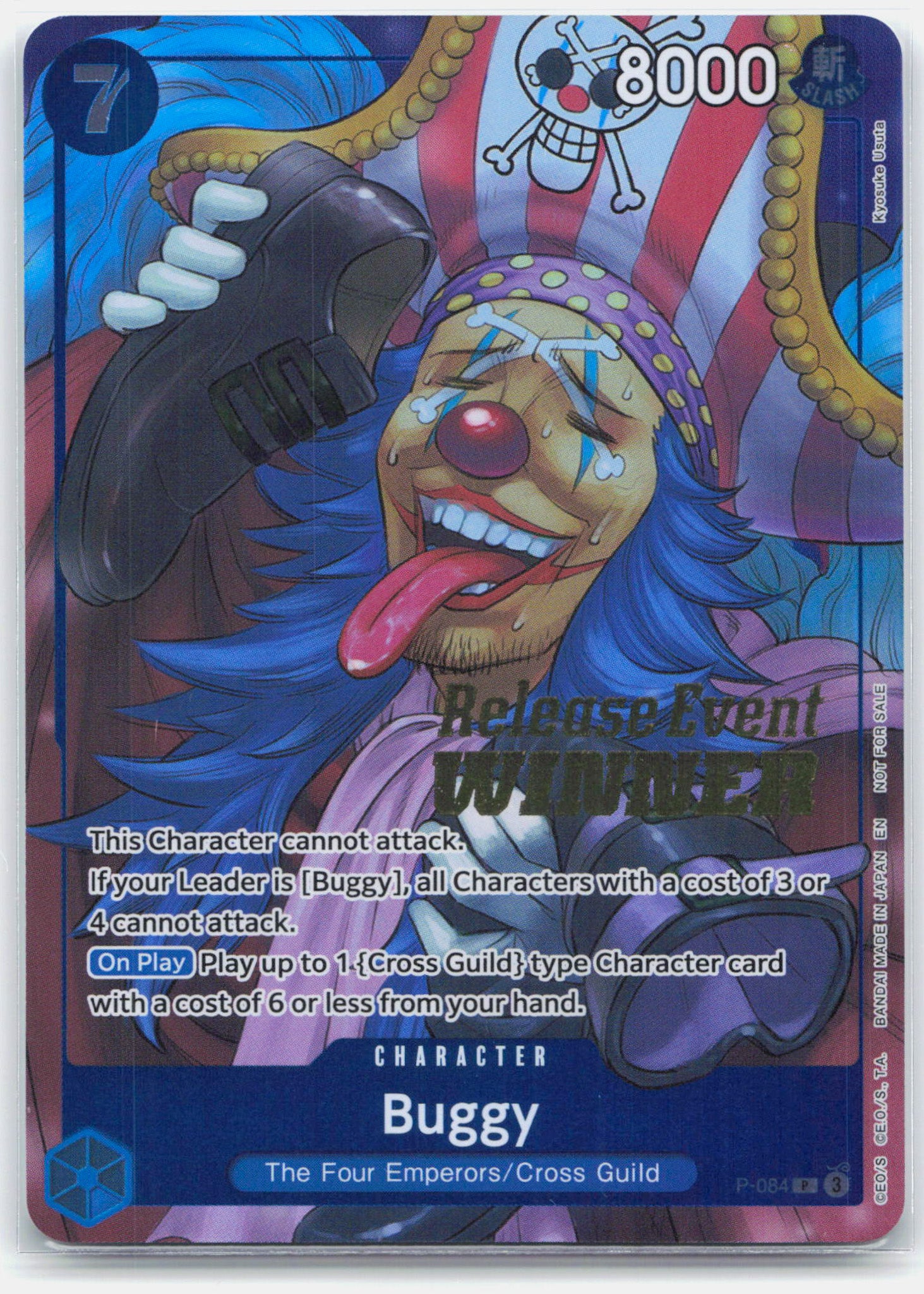Buggy - P-084 Release Event Winner Stamp Promo One Piece - NM