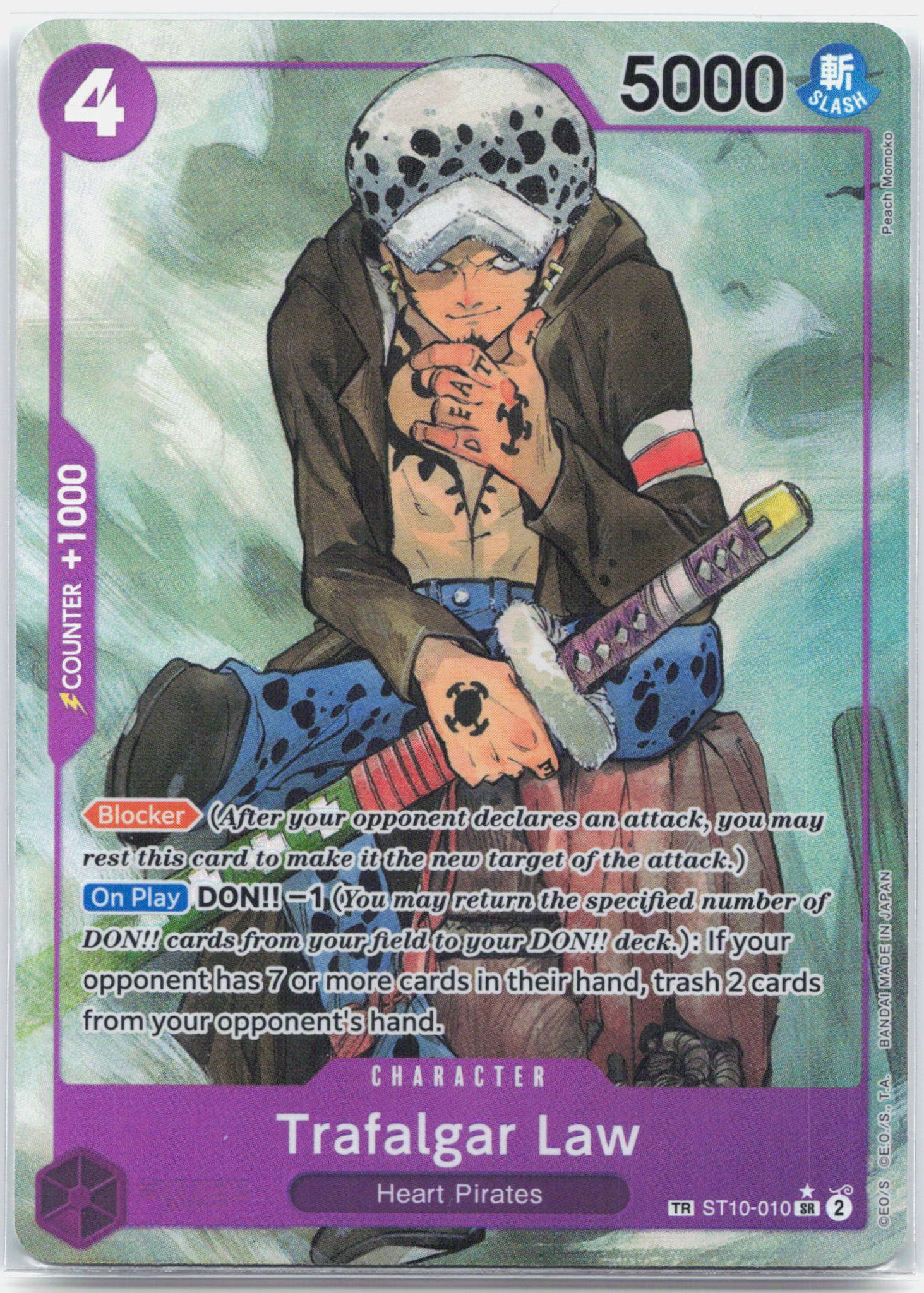Trafalgar Law TR - ST10-010 500 Years in the Future One Piece - NM