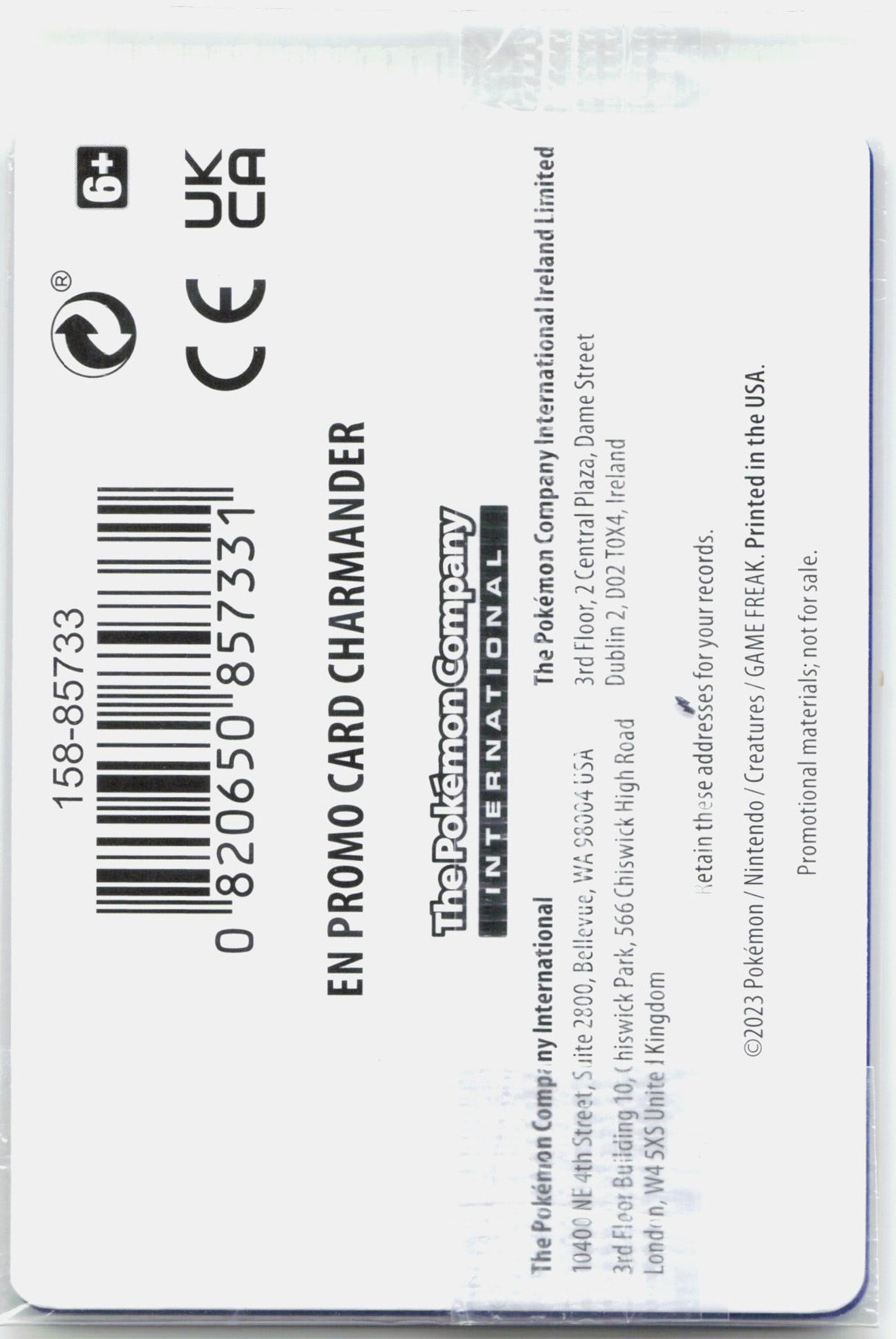 Charmander - 004/165 SEALED 151 Gamestop Stamped Promo Pokemon - NM/MINT