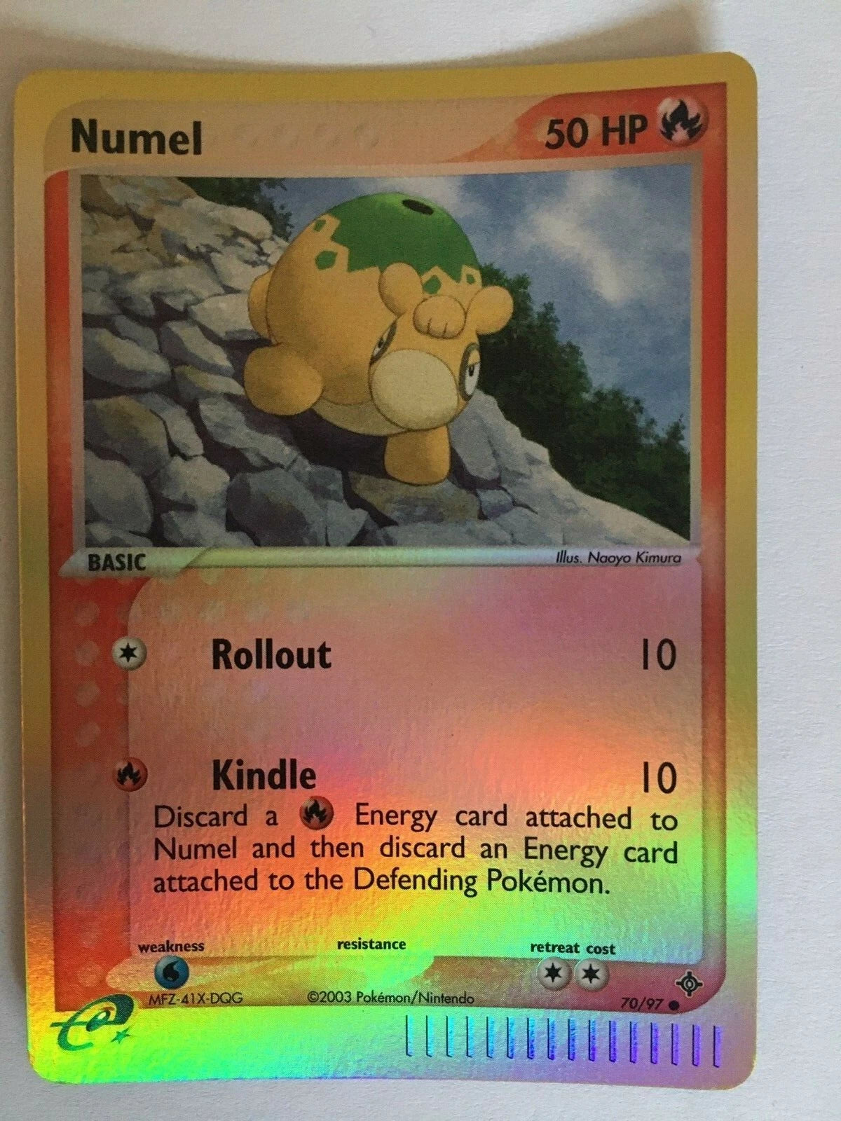 Numel - 70/97 Dragon Reverse Holo Pokemon - NM