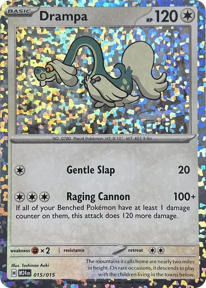 Drampa - Mcdonald's 015/015 Holo Promo Pokemon - NM/MINT