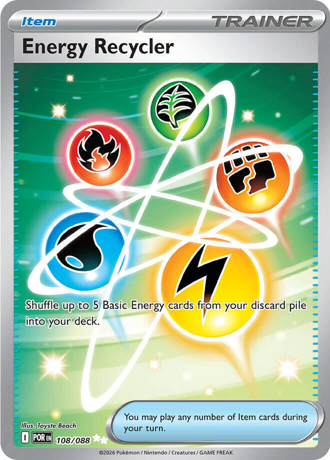 Energy Recycler - 108/088 Perfect Order Ultra Rare Trainer - NM/MINT