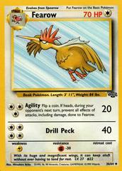 Fearow - 36/64 Jungle Uncommon Unlimited Pokemon - NM