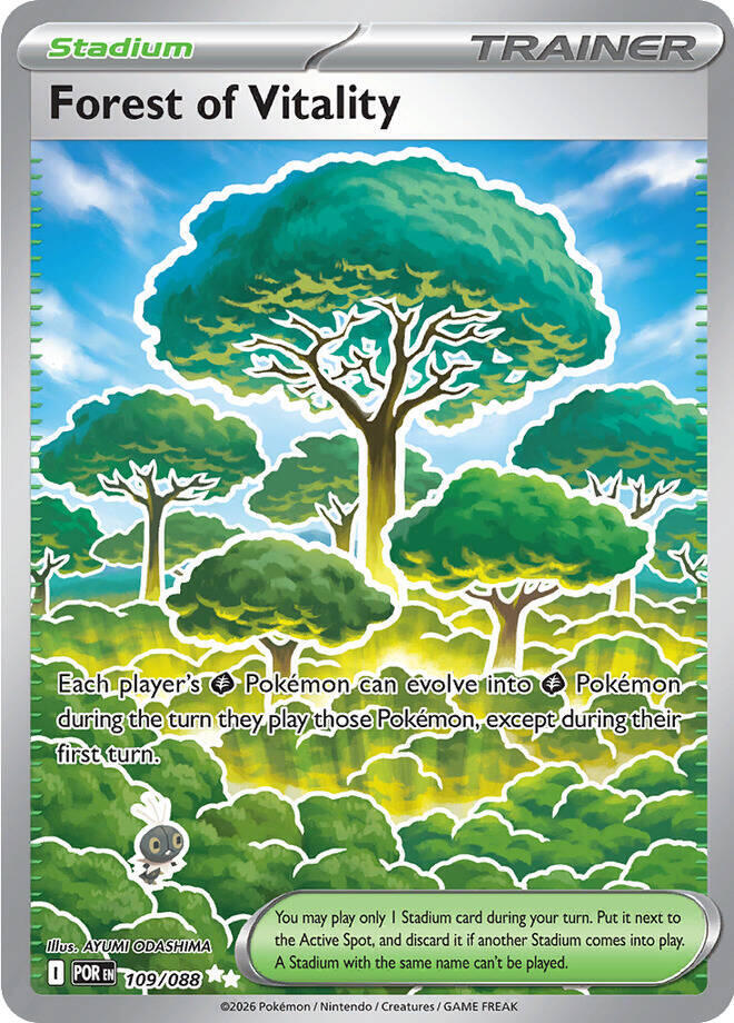 Forest of Vitality - 109/088 Perfect Order Full Art Trainer - NM/MINT